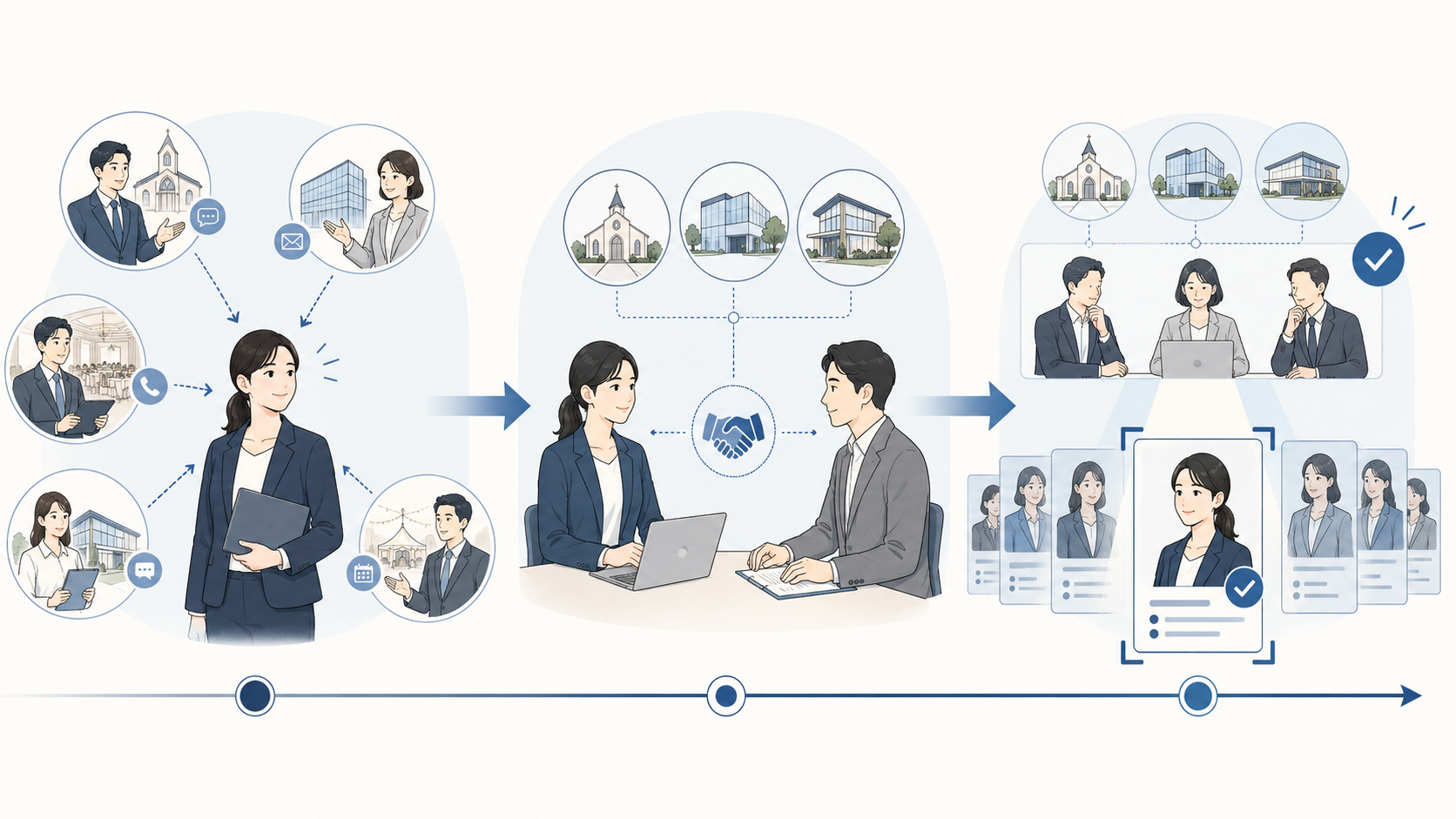 業務委託プランナー市場の 2022-2026 年のフェーズ変化を示すイメージ図
